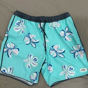O’Neill Men's Swim Shorts in Blue Floral Print
